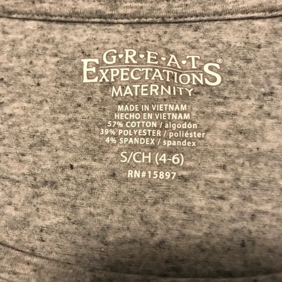 Great Expectations Maternity Tee - Picture 4 of 4